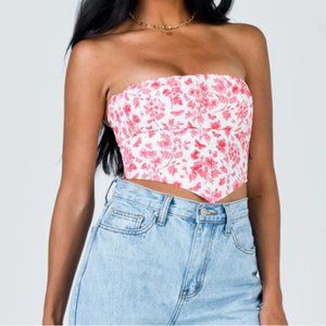 Princess Polly Floral Bustier Top